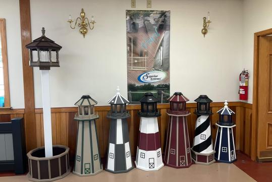 Interior Photos of Poly Lighthouses at Schuylkill Haven Sheds & Fencing