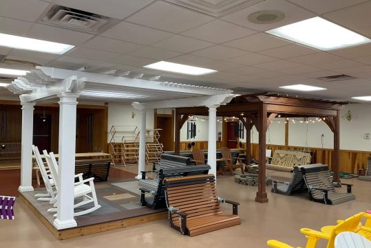 Interior Photos of Pergolas at Schuylkill Haven Sheds & Fencing