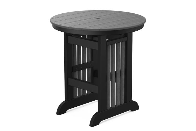 35" Farmhouse Round Mission Counter Table