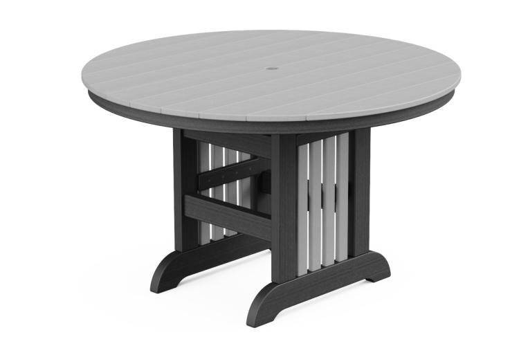 48" Farmhouse Round Mission Dining Table