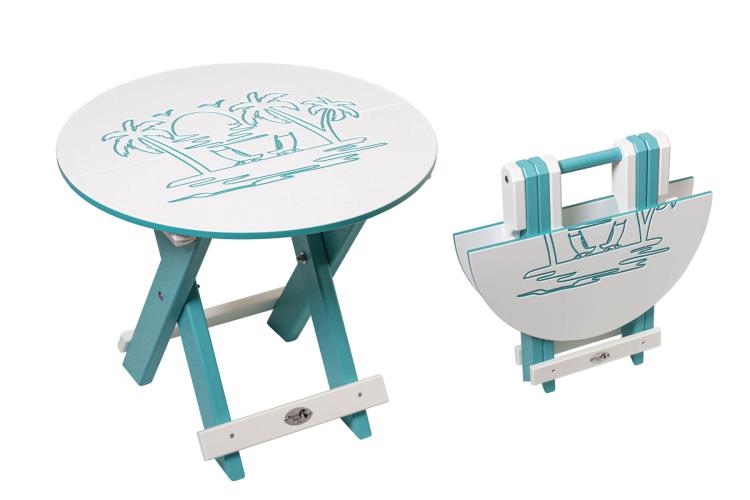 Bayside Round Folding Table