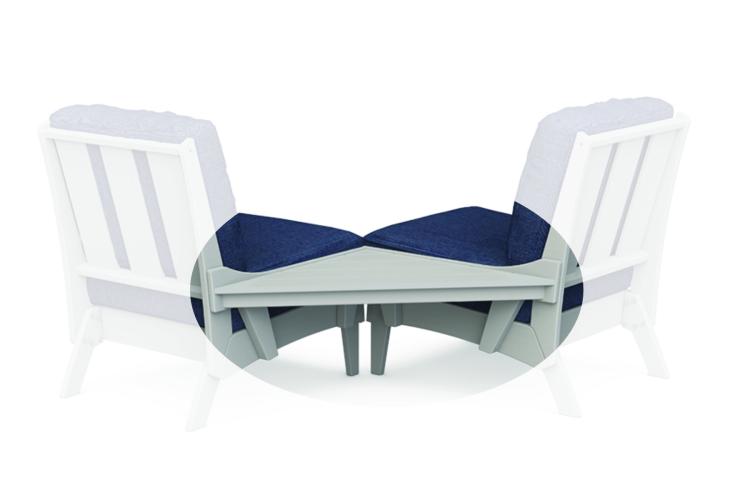 Regency Corner Table for Deep Seating