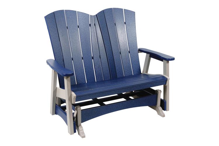 Serenity Double Glider Blue & White