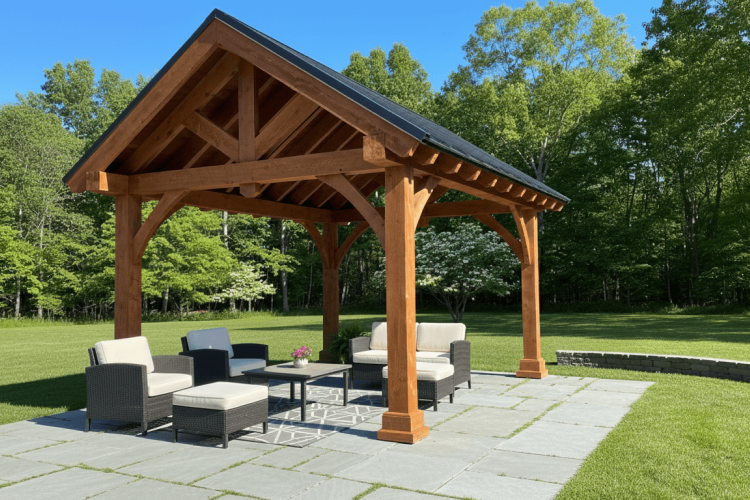 12' X 16' Timberwood Aframe Pavilion