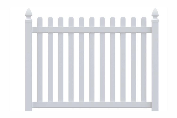 Columbia Straight Vinyl Fence